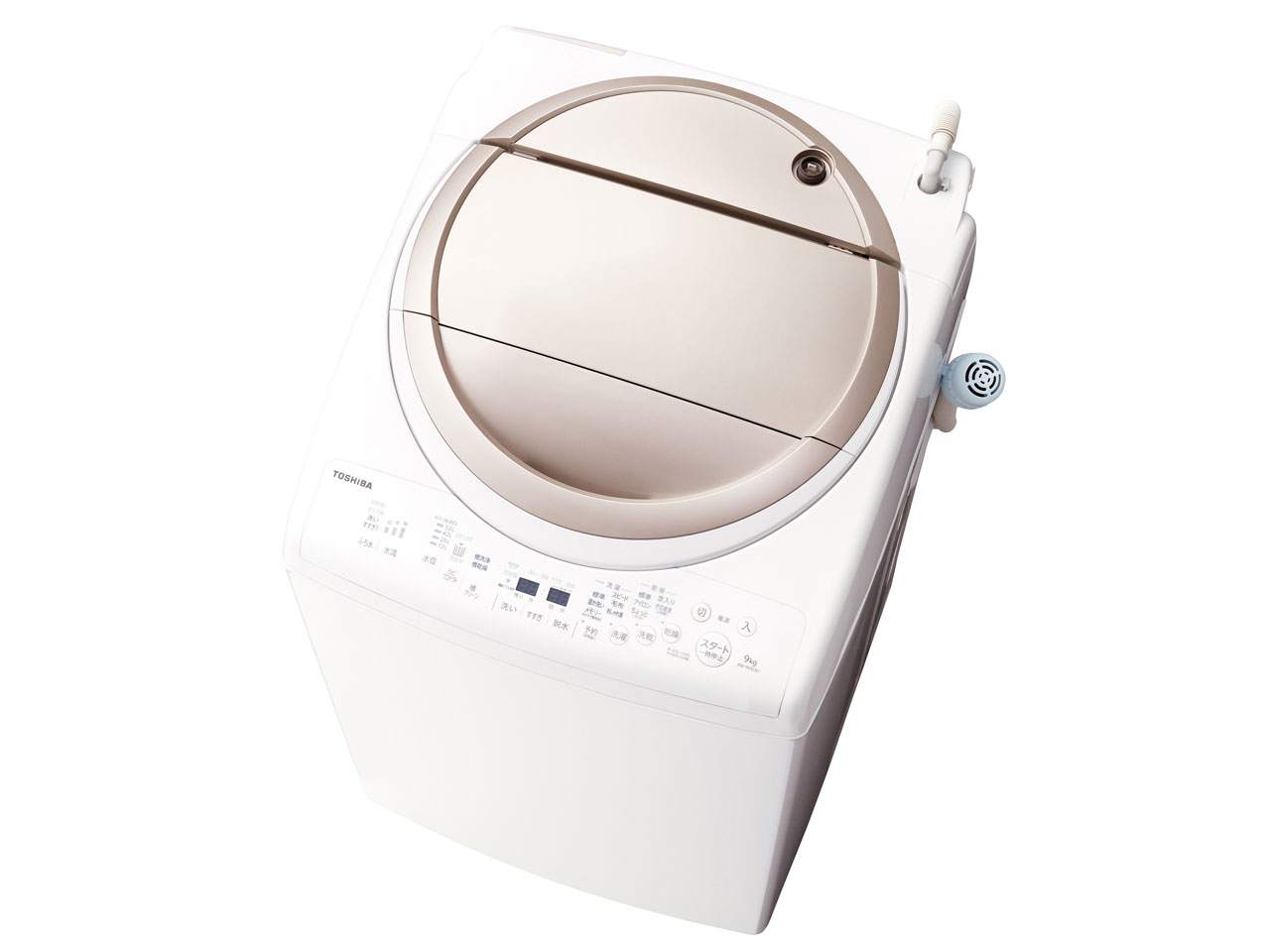 東芝 AW-9V5(N) 縦型洗濯乾燥機「マジックドラム」(洗濯・脱水9kg) サテンゴールド