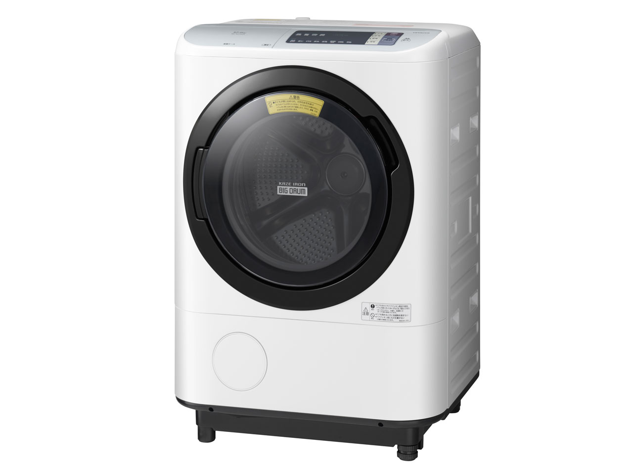 日立 BD-NX120AL-W ドラム式洗濯乾燥機「ビッグドラム」(洗濯12.0kg/乾燥6.0kg・左開き) ホワイト