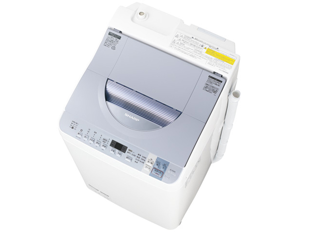 シャープ たて型洗濯乾燥機(5.5kg) ブルー系 ES-TX550-A