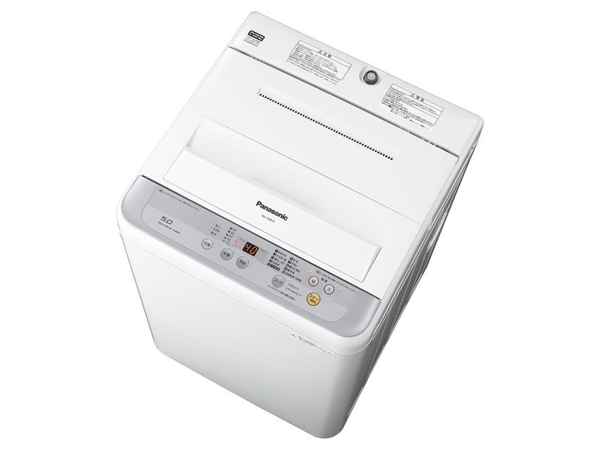 パナソニック NA-F50B10-S 全自動洗濯機(洗濯5.0kg) シルバー
