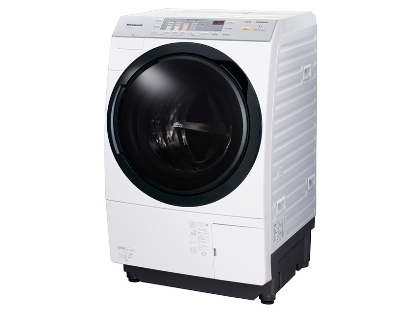 パナソニック NA-VX3700L-W ドラム式洗濯乾燥機(洗濯10.0kg/乾燥6.0kg・左開き) クリスタルホワイト