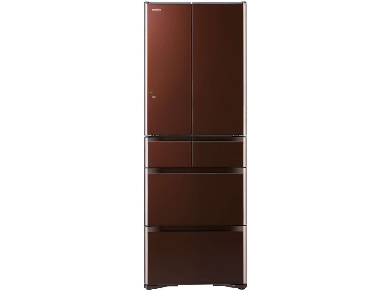 日立 R-XG4300G-XT 6ドア冷蔵庫(430L・フレンチドア) クリスタルブラウン